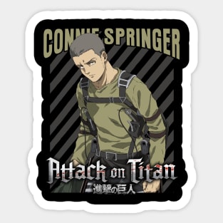 Attack on Titan Connie Springer Artwork Sticker
